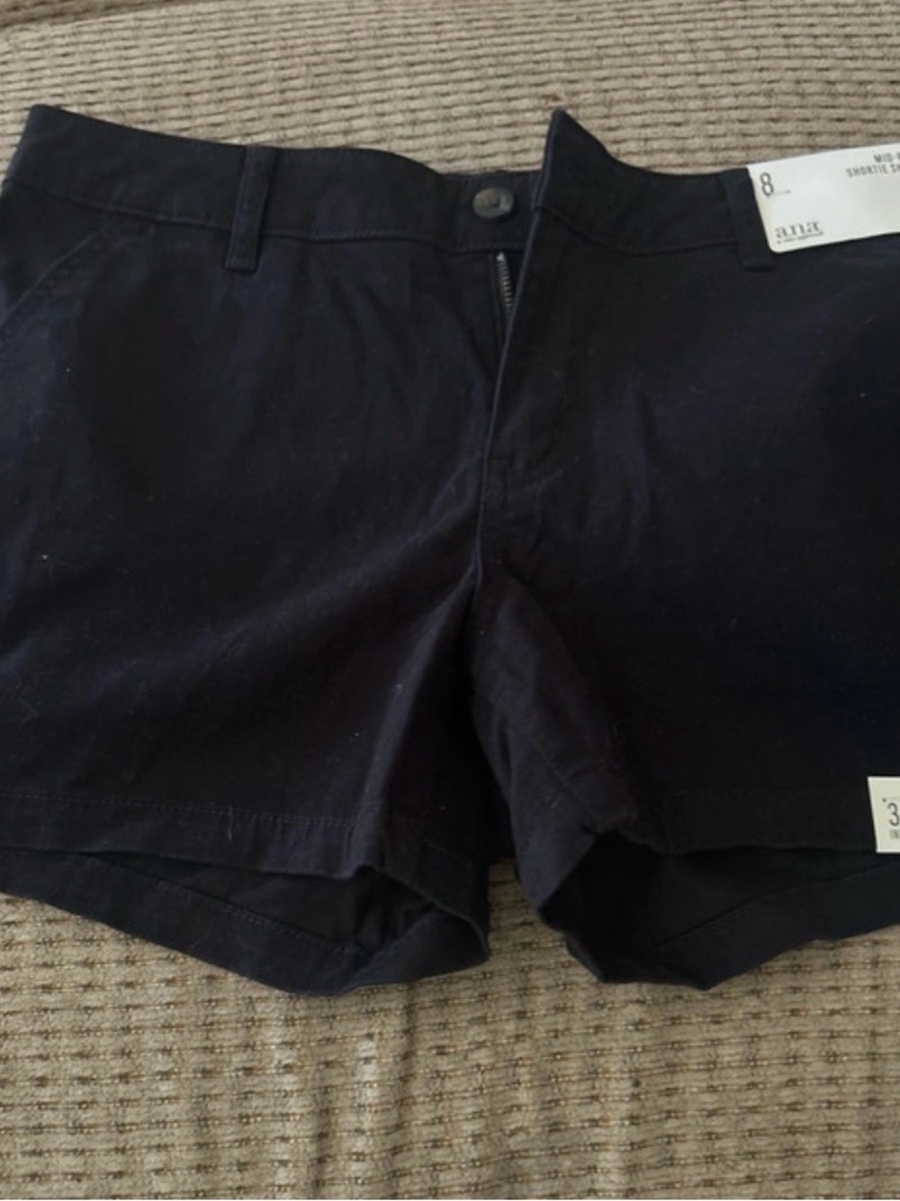 a.n.a Black Women’s Casual Cotton-Blend Shorts